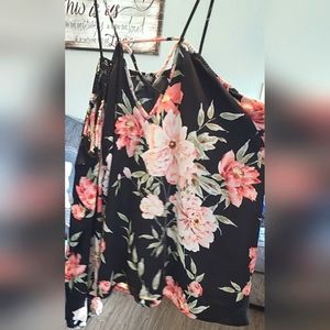 NWOT Charlotte Russe Cold Shoulder Blouse